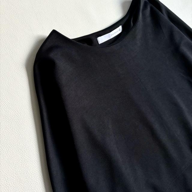 ◆美品◆ブージュルード◆ストレッチ◆ドルマン長袖カットソー◆ゆったりめ◆黒◆F < ブランド ◆美品◆ブージュルード◆ストレッチ◆ドルマン長袖カットソー◆ゆったりめ◆黒◆F < ブランドの