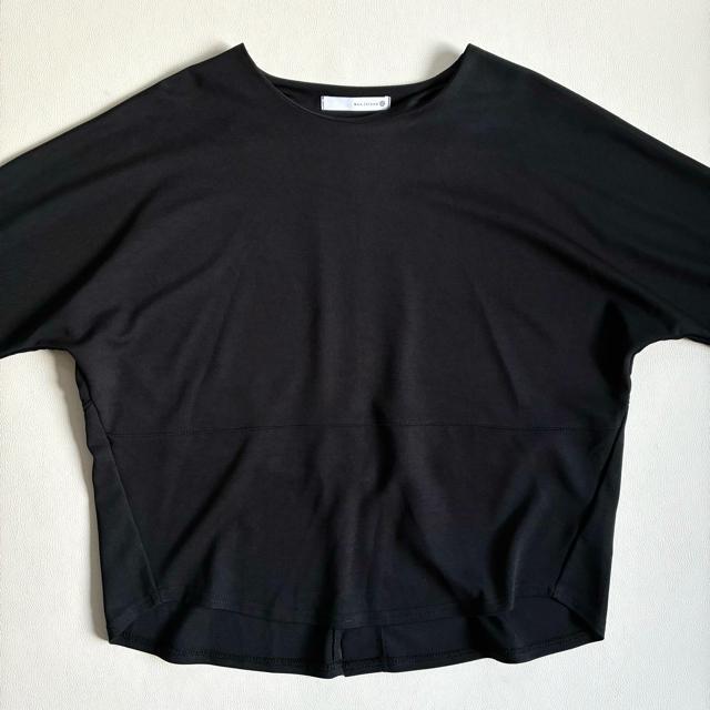 ◆美品◆ブージュルード◆ストレッチ◆ドルマン長袖カットソー◆ゆったりめ◆黒◆F < ブランド ◆美品◆ブージュルード◆ストレッチ◆ドルマン長袖カットソー◆ゆったりめ◆黒◆F < ブランドの