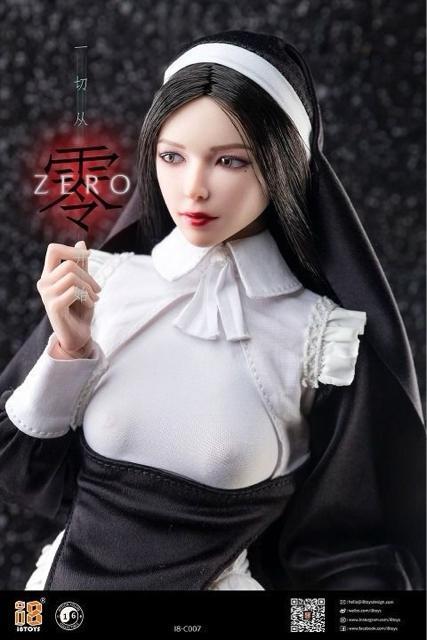 8Toys i8-C007 ZERO レイ零 カトリック 修道女 1/6 フィギュア シスター聖職者シースルー痴女コスプレ メイド < ホビー 8Toys i8-C007 ZERO レイ零 カトリック 修道女 1/6 フィギュア シスター聖職者シースルー痴女コスプレ メイド < ホビーの