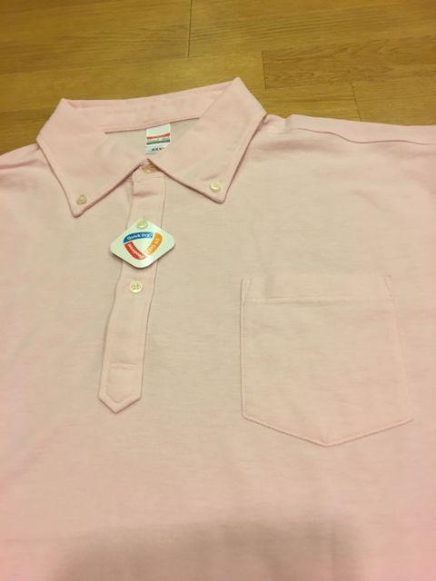 United Athle カノコ半袖ボタンダウンポロシャツ ピンク sizeXXXL < 男性ファッション United Athle カノコ半袖ボタンダウンポロシャツ ピンク sizeXXXL < 男性ファッションの