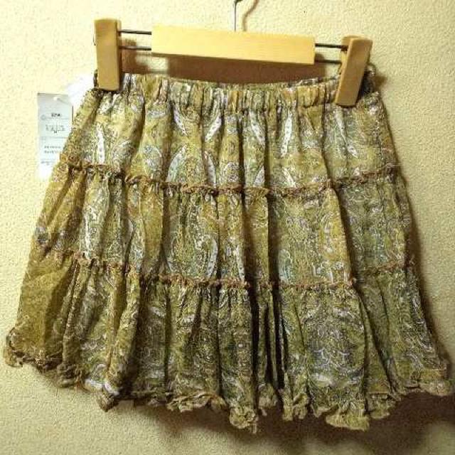 LAZY DAISY新品タグ付★シフォン3段ティアードミニスカ < 女性ファッション  LAZY DAISY新品タグ付★シフォン3段ティアードミニスカ  < 女性ファッションの