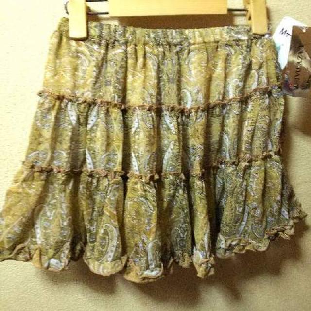 LAZY DAISY新品タグ付★シフォン3段ティアードミニスカ < 女性ファッション  LAZY DAISY新品タグ付★シフォン3段ティアードミニスカ < 女性ファッションの