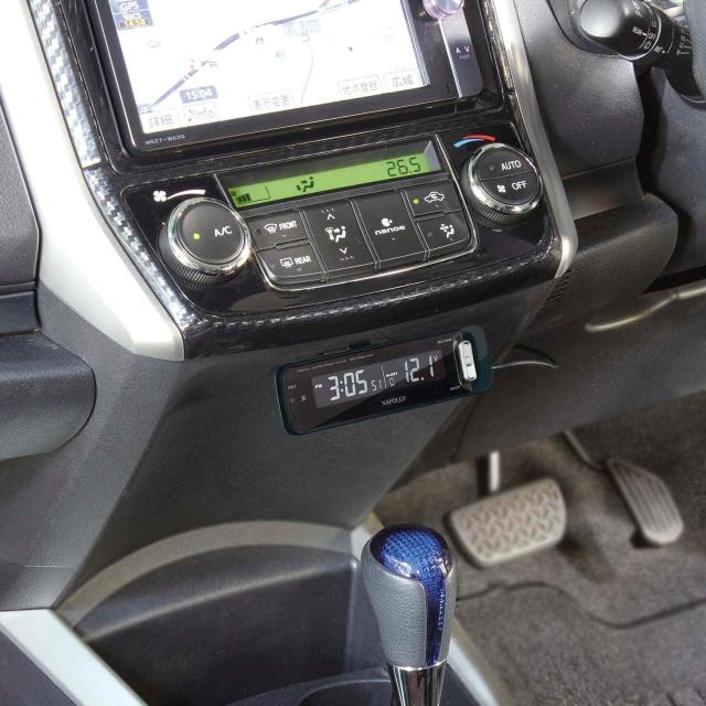 ナポレックス 車用 電波時計/電圧計 カープラグ給電 < 自動車/バイク ナポレックス 車用 電波時計/電圧計 カープラグ給電 < 自動車/バイク