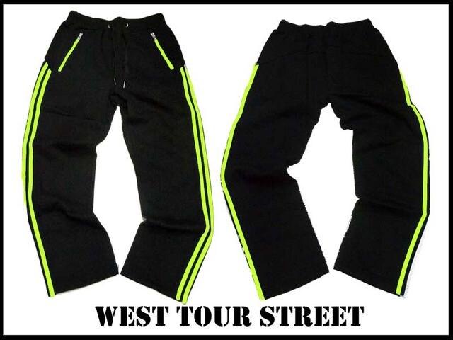 新品 west tour street 3 ストライプ セットアップ XL < 男性ファッション 新品 west tour street 3 ストライプ セットアップ XL < 男性ファッションの