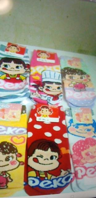 ペコちゃん靴下6柄セット23〜25cm < ホビー  ペコちゃん靴下6柄セット23〜25cm  < ホビーの