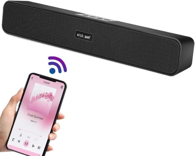 PC スピーカー サウンドバー 臨場感 Bluetooth5.0 大音量 重低音 テレビ/パソコン/スマホ対応 コンパクト < 家電/AV PC スピーカー サウンドバー 臨場感 Bluetooth5.0 大音量 重低音 テレビ/パソコン/スマホ対応 コンパクト < 家電/AVの