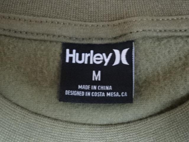 ハーレー【Hurley】フリース素材 ポケット付トレーナー US M オリーブ < ブランド  ハーレー【Hurley】フリース素材 ポケット付トレーナー US M オリーブ < ブランドの
