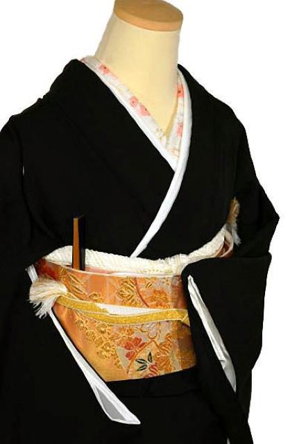 黒留袖 袋帯5点セット 最高級 新品同様 金駒刺繍 鶴 比翼付 身丈158.5cm 裄丈63cm 長さ422cmT3000 < 女性ファッション  黒留袖 袋帯5点セット 最高級 新品同様 金駒刺繍 鶴 比翼付 身丈158.5cm 裄丈63cm 長さ422cmT3000 < 女性ファッションの