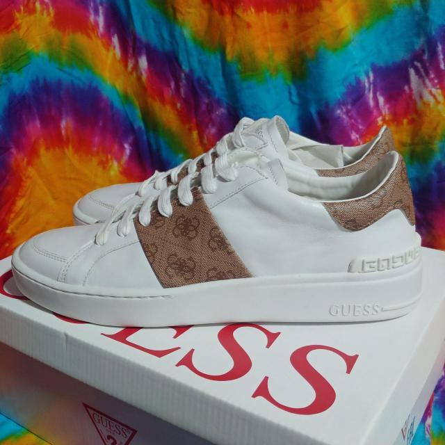 GUESS:QXVERONA STRIPE LOWF[iXgCv[YXj[J[28.5cm  uh 