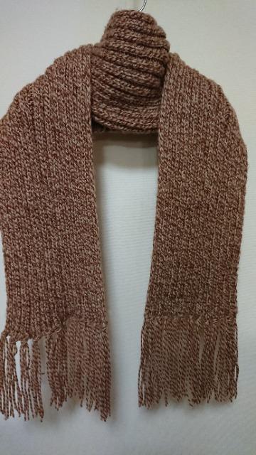 ★手編み★ニットマフラー★ふわふわです★ < 女性ファッション  ★手編み★ニットマフラー★ふわふわです★  < 女性ファッションの