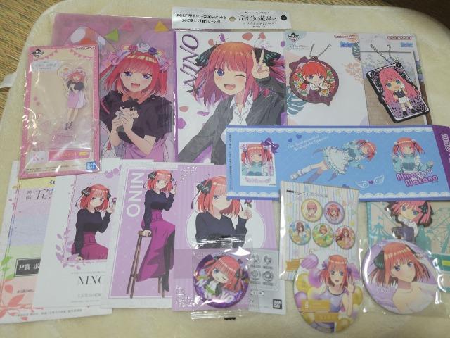 中野二乃 五等分の花嫁クリアファイル 缶バッジ ポストカード他 < アニメ/コミック/キャラクター 中野二乃 五等分の花嫁クリアファイル 缶バッジ ポストカード他 < アニメ/コミック/キャラクターの