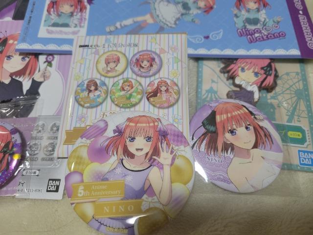 中野二乃 五等分の花嫁クリアファイル 缶バッジ ポストカード他 < アニメ/コミック/キャラクター 中野二乃 五等分の花嫁クリアファイル 缶バッジ ポストカード他 < アニメ/コミック/キャラクターの