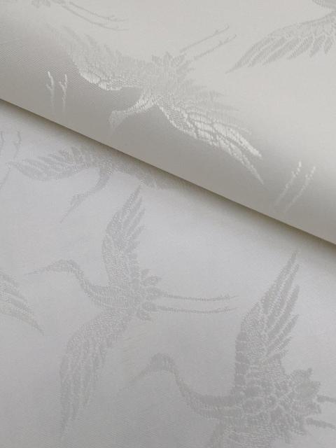 レトロ(CQ10916)約88cm幅×約0.9m・鶴柄・和装品制作用布地・耳端汚れあり < ペット/手芸/園芸 レトロ(CQ10916)約88cm幅×約0.9m・鶴柄・和装品制作用布地・耳端汚れあり < ペット/手芸/園芸の