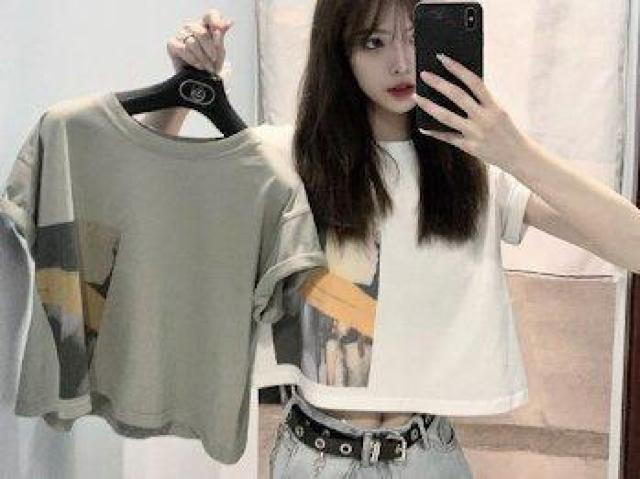 トレンド Tシャツ ストリートカルチャー アースカラー グレー < 女性ファッション トレンド Tシャツ ストリートカルチャー アースカラー グレー < 女性ファッションの