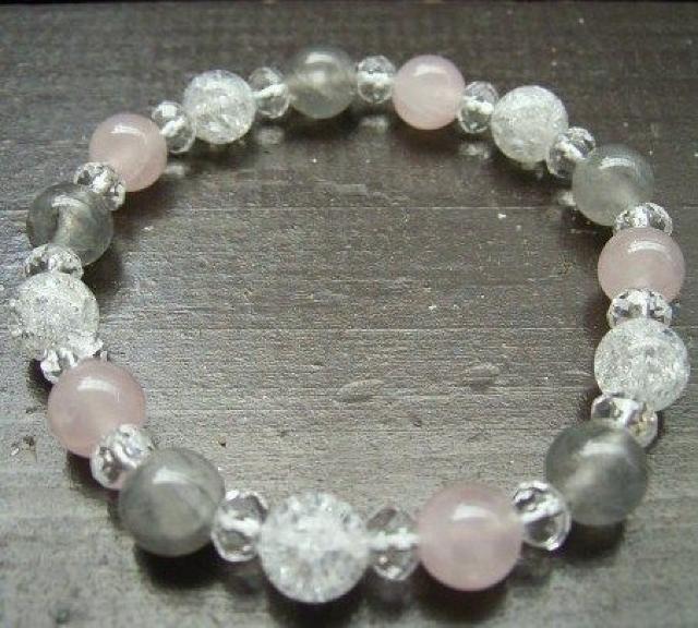 ローズクォーツxスモーキーヘアクォーツxクラック水晶 < 男性アクセサリー/時計 ローズクォーツxスモーキーヘアクォーツxクラック水晶 < 男性アクセサリー/時計の