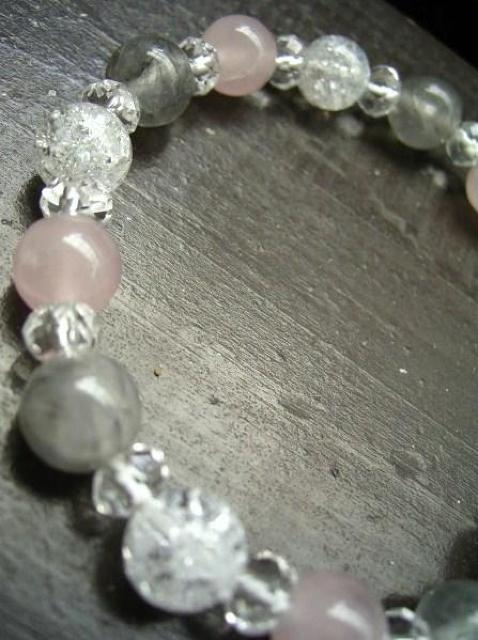 ローズクォーツxスモーキーヘアクォーツxクラック水晶 < 男性アクセサリー/時計 ローズクォーツxスモーキーヘアクォーツxクラック水晶 < 男性アクセサリー/時計の