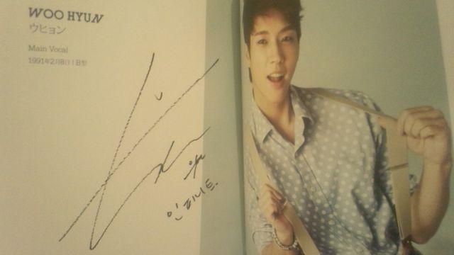 激レア!☆INFINITE/恋に落ちるとき☆初回盤/CD+DVD+ウヒョン生サイン入り! < タレントグッズ 激レア!☆INFINITE/恋に落ちるとき☆初回盤/CD+DVD+ウヒョン生サイン入り! < タレントグッズの