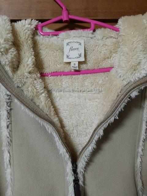 美品♪フリースモコモココート☆Ssize☆ベージュ < 女性ファッション  美品♪フリースモコモココート☆Ssize☆ベージュ < 女性ファッションの
