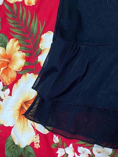 ハンキーパンキー☆ブラックインナー☆裾二重レースフリルキャミ < 女性ファッション  ハンキーパンキー☆ブラックインナー☆裾二重レースフリルキャミ < 女性ファッションの