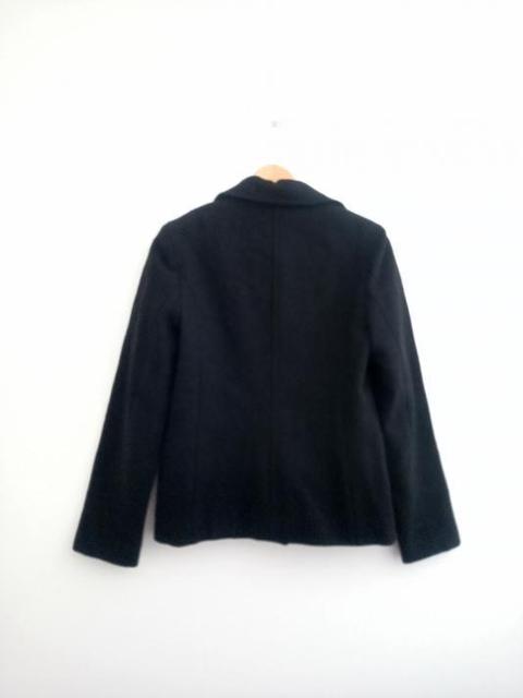 MK MICHEL KLEIN◆ブラック シンプル ジャケット ウール コート 38 < ブランド  MK MICHEL KLEIN◆ブラック シンプル ジャケット ウール コート 38 < ブランドの