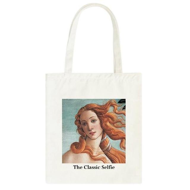 バッグ 鞄 古典 キャンバス トートバッグ 芸術 プリント < 女性ファッション  バッグ 鞄 古典 キャンバス トートバッグ 芸術 プリント  < 女性ファッションの