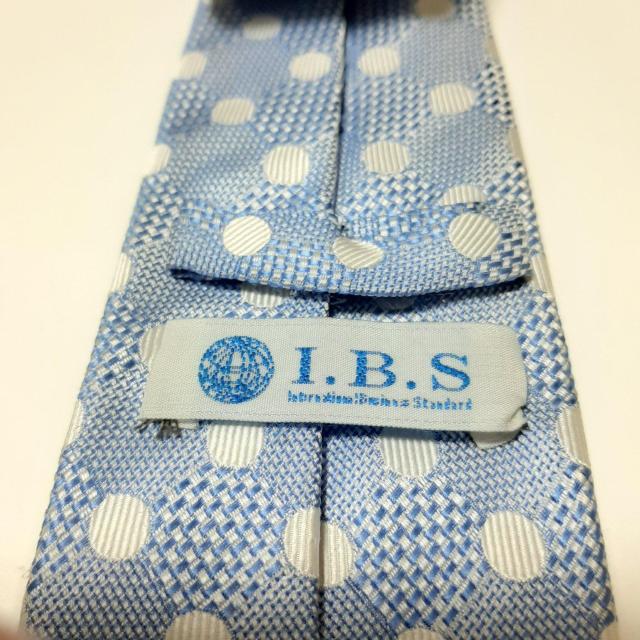 美品 I.B.S ネクタイ  水色 ドット 537 < 男性ファッション  美品 I.B.S ネクタイ  水色 ドット 537 < 男性ファッションの