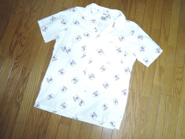 HYSTERIC GLAMOUR ヒステリックグラマー × BIG YANK ビッグヤンク 開衿シャツ M 総柄ガールロゴLOGO < ブランド HYSTERIC GLAMOUR ヒステリックグラマー × BIG YANK ビッグヤンク 開衿シャツ M 総柄ガールロゴLOGO < ブランドの