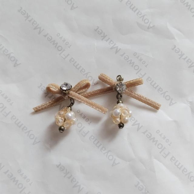 ☆リボンピアス☆ < 女性アクセサリー/時計  ☆リボンピアス☆  < 女性アクセサリー/時計の