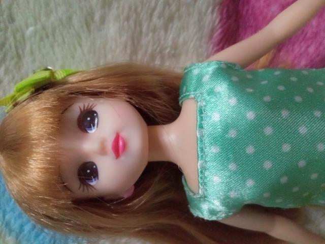 タカラトミーリカちゃん人形 茶髪 緑のワンピース < おもちゃ  タカラトミーリカちゃん人形 茶髪 緑のワンピース < おもちゃの