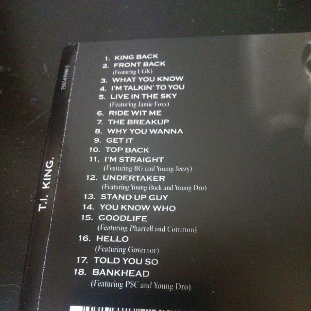 T.I.wKINGxPharrell Common JamieFoxx  CD/DVD/rfI 