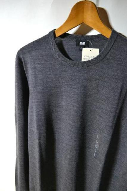 新品 UNIQLO ユニクロ メリノクルーネックセーター 長袖 グレー L メンズ 秋冬 ニット プルオーバー キレイ目 未使用 < ブランド 新品 UNIQLO ユニクロ メリノクルーネックセーター 長袖 グレー L メンズ 秋冬 ニット プルオーバー キレイ目 未使用 < ブランドの