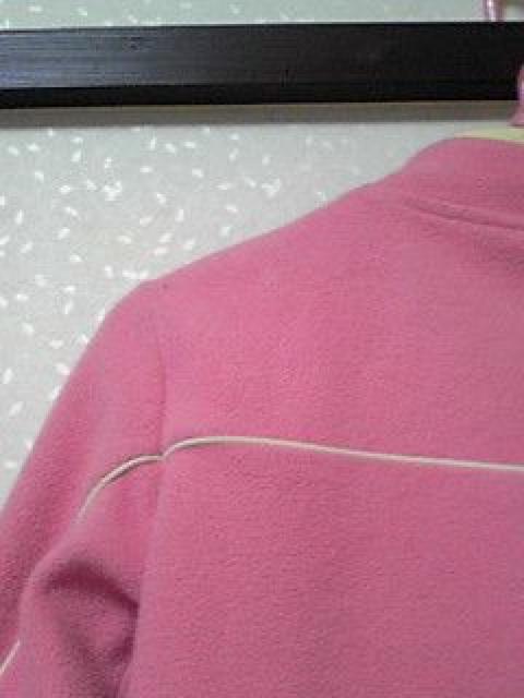 ピンク×イエロー フリースジャンパー < キッズ/ベビー  ピンク×イエロー フリースジャンパー < キッズ/ベビーの