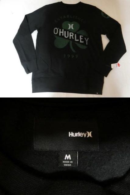 【Hurley】薄手生地裏起毛アイリッシュ系プリントトレーナーUS M < ブランド  【Hurley】薄手生地裏起毛アイリッシュ系プリントトレーナーUS M < ブランドの