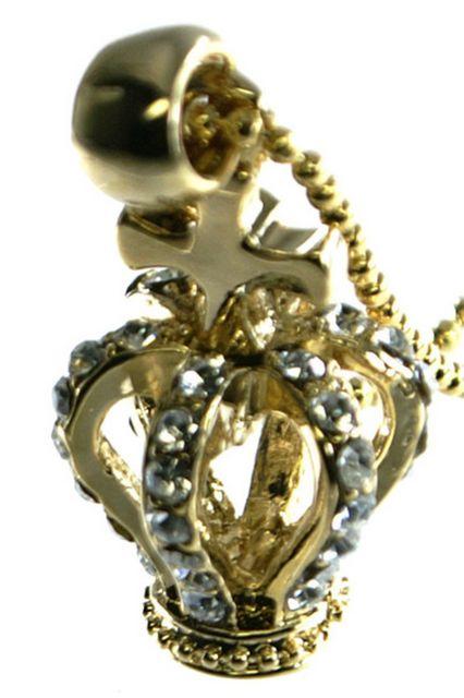 ラインストーン王冠ネックレス ゴールド クラウン モチーフ トップ ペンダント 金色 キラキラ 可愛い ゴシック 綺麗 CZ 石 < 女性アクセサリー/時計  ラインストーン王冠ネックレス ゴールド クラウン モチーフ トップ ペンダント 金色 キラキラ 可愛い ゴシック 綺麗 CZ 石  < 女性アクセサリー/時計の