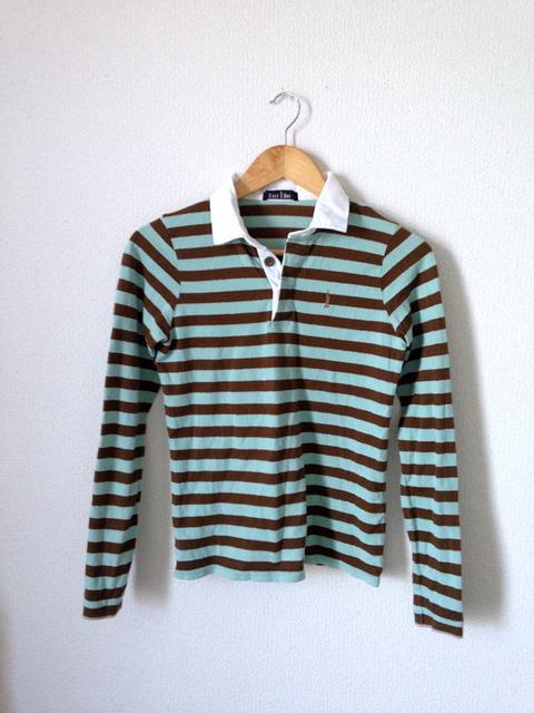 イーストボーイ■ ボーダー ロング ポロシャツ  Tシャツ < ブランド  イーストボーイ■ ボーダー ロング ポロシャツ  Tシャツ  < ブランドの