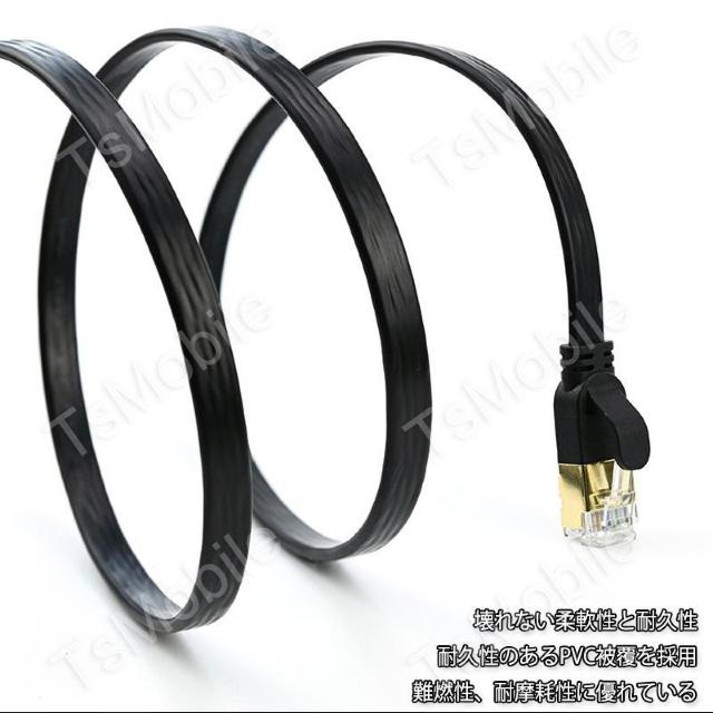 LANケーブル CAT7 3m 3メートル 10ギガビット < PC本体/周辺機器  LANケーブル CAT7 3m 3メートル 10ギガビット < PC本体/周辺機器の