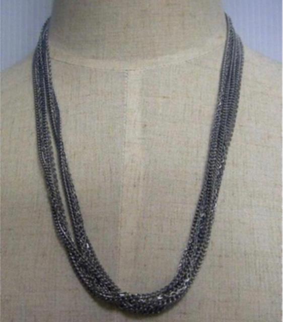 コムサイズム★きらきら4重ネックレス <シルバー> < 女性アクセサリー/時計  コムサイズム★きらきら4重ネックレス <シルバー>  < 女性アクセサリー/時計の