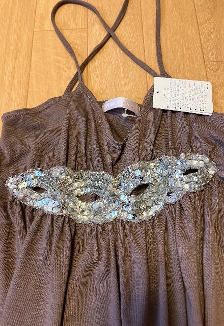 FREE'S SHOPフリーズショップ☆スパンコール装飾キャミソールトップス < ブランド FREE'S SHOPフリーズショップ☆スパンコール装飾キャミソールトップス < ブランドの