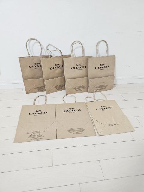 (3) COACH ショップ袋 小7枚 25.5p×20p < ブランド  (3) COACH ショップ袋 小7枚 25.5p×20p < ブランドの