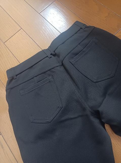 BBジーンズ★新品同様★裏起毛美脚パンツ。あったか★コープ東京スクロール★全方向伸び伸び★便利な真っ黒パンツ★ < 女性ファッション BBジーンズ★新品同様★裏起毛美脚パンツ。あったか★コープ東京スクロール★全方向伸び伸び★便利な真っ黒パンツ★ < 女性ファッションの