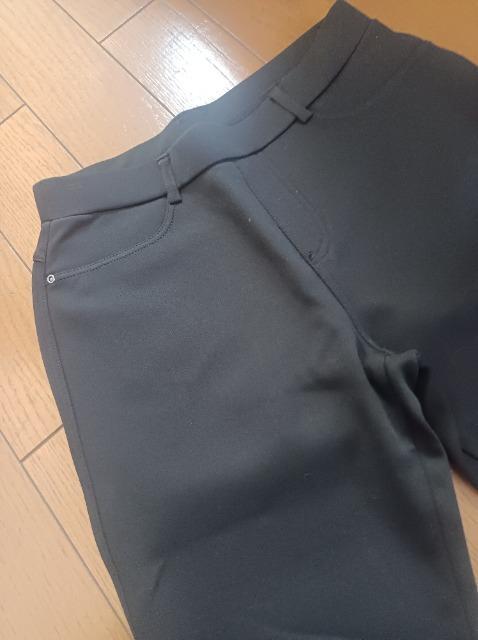 BBジーンズ★新品同様★裏起毛美脚パンツ。あったか★コープ東京スクロール★全方向伸び伸び★便利な真っ黒パンツ★ < 女性ファッション BBジーンズ★新品同様★裏起毛美脚パンツ。あったか★コープ東京スクロール★全方向伸び伸び★便利な真っ黒パンツ★ < 女性ファッションの