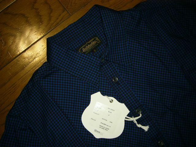 新品BALABUSHKAバラブシュカチェックシャツ2青薄手グッドイナフ < 男性ファッション 新品BALABUSHKAバラブシュカチェックシャツ2青薄手グッドイナフ < 男性ファッションの