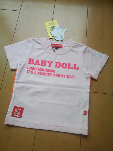 新品サイドラインTシャツ ピンク80ベビードールBABYDOLLベビド < ブランド  新品サイドラインTシャツ ピンク80ベビードールBABYDOLLベビド < ブランドの