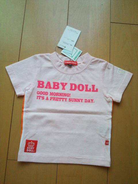 新品サイドラインTシャツ ピンク80ベビードールBABYDOLLベビド < ブランド  新品サイドラインTシャツ ピンク80ベビードールBABYDOLLベビド < ブランドの