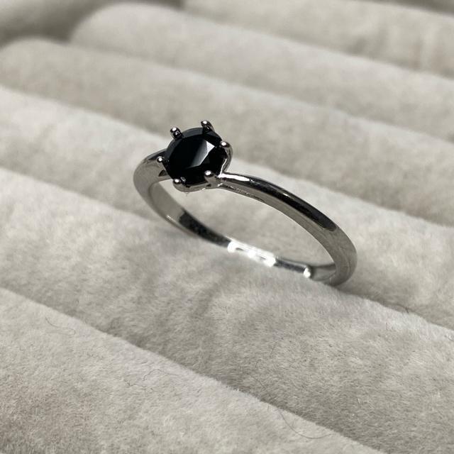 《No.R050》まるでダイヤの様な輝き 天然石ブラックスピネル フリーサイズリング < 女性アクセサリー/時計  《No.R050》まるでダイヤの様な輝き 天然石ブラックスピネル フリーサイズリング  < 女性アクセサリー/時計の