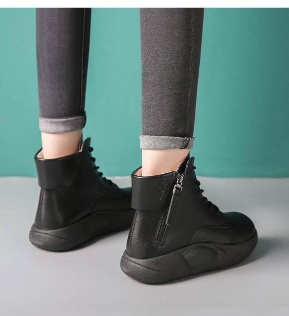 送料無料! 新品未使用 厚底ハイカット柔らかいアウトソールシューズ(ブラック) < 女性ファッション  送料無料! 新品未使用 厚底ハイカット柔らかいアウトソールシューズ(ブラック) < 女性ファッションの