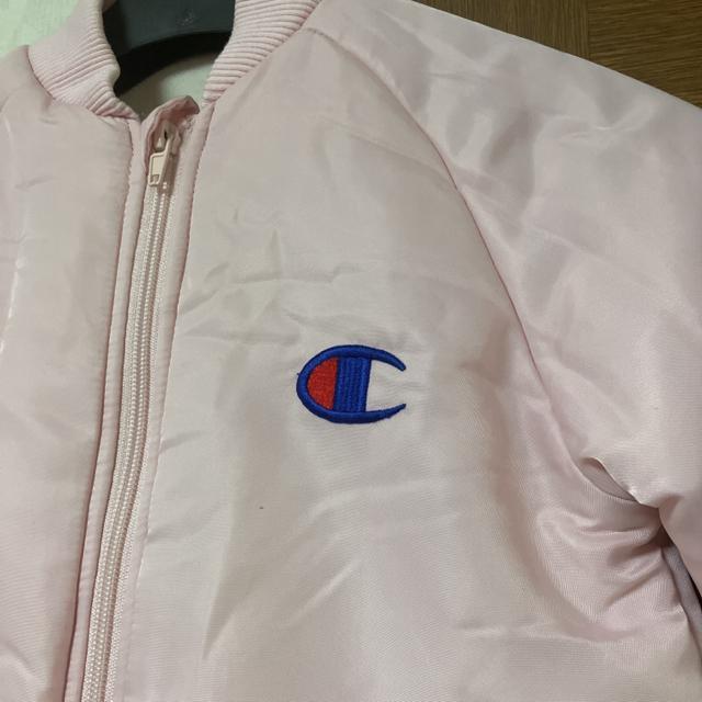 即決 champion チャンピオン ブルゾン ピンク 110cm < キッズ/ベビー  即決 champion チャンピオン ブルゾン ピンク 110cm < キッズ/ベビーの