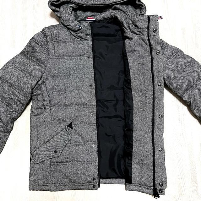 【美品】袖取り外し2wayダウンジャケット/HERE's/メンズL/グレー < 男性ファッション  【美品】袖取り外し2wayダウンジャケット/HERE's/メンズL/グレー < 男性ファッションの