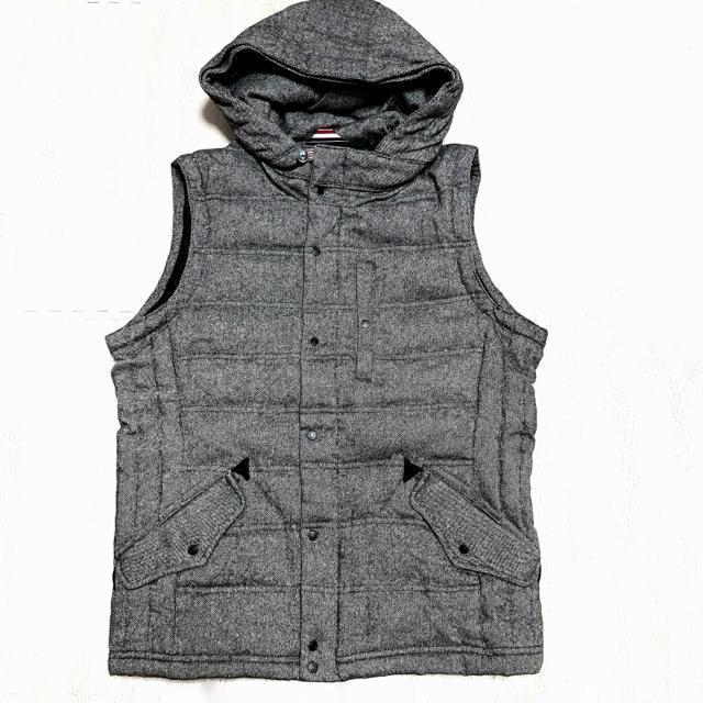 【美品】袖取り外し2wayダウンジャケット/HERE's/メンズL/グレー < 男性ファッション  【美品】袖取り外し2wayダウンジャケット/HERE's/メンズL/グレー < 男性ファッションの