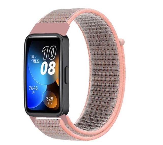 HUAWEI Band 10 9 8 ピンク ベルト バンド ナイロン ループ ストラップ スポーツバンド ナイロンベルト < 家電/AV  HUAWEI Band 10 9 8 ピンク ベルト バンド ナイロン ループ ストラップ スポーツバンド ナイロンベルト  < 家電/AVの
